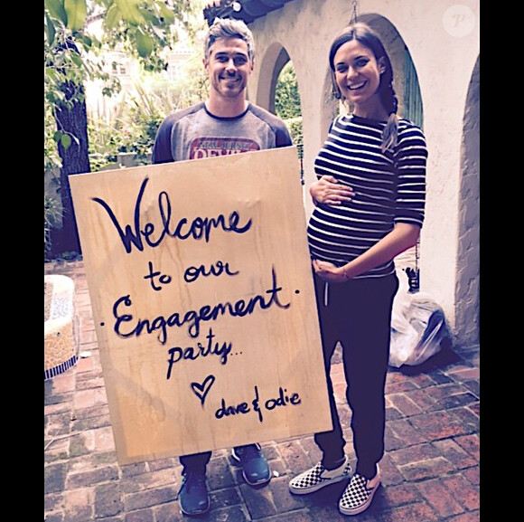 Odette Annable publie une photo de son mari et elle le 20 juin 2015 sur Instagram.