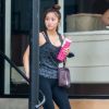 Exclusif - Brenda Song se rend à son cours de gym à Studio City, le 19 juillet 2014