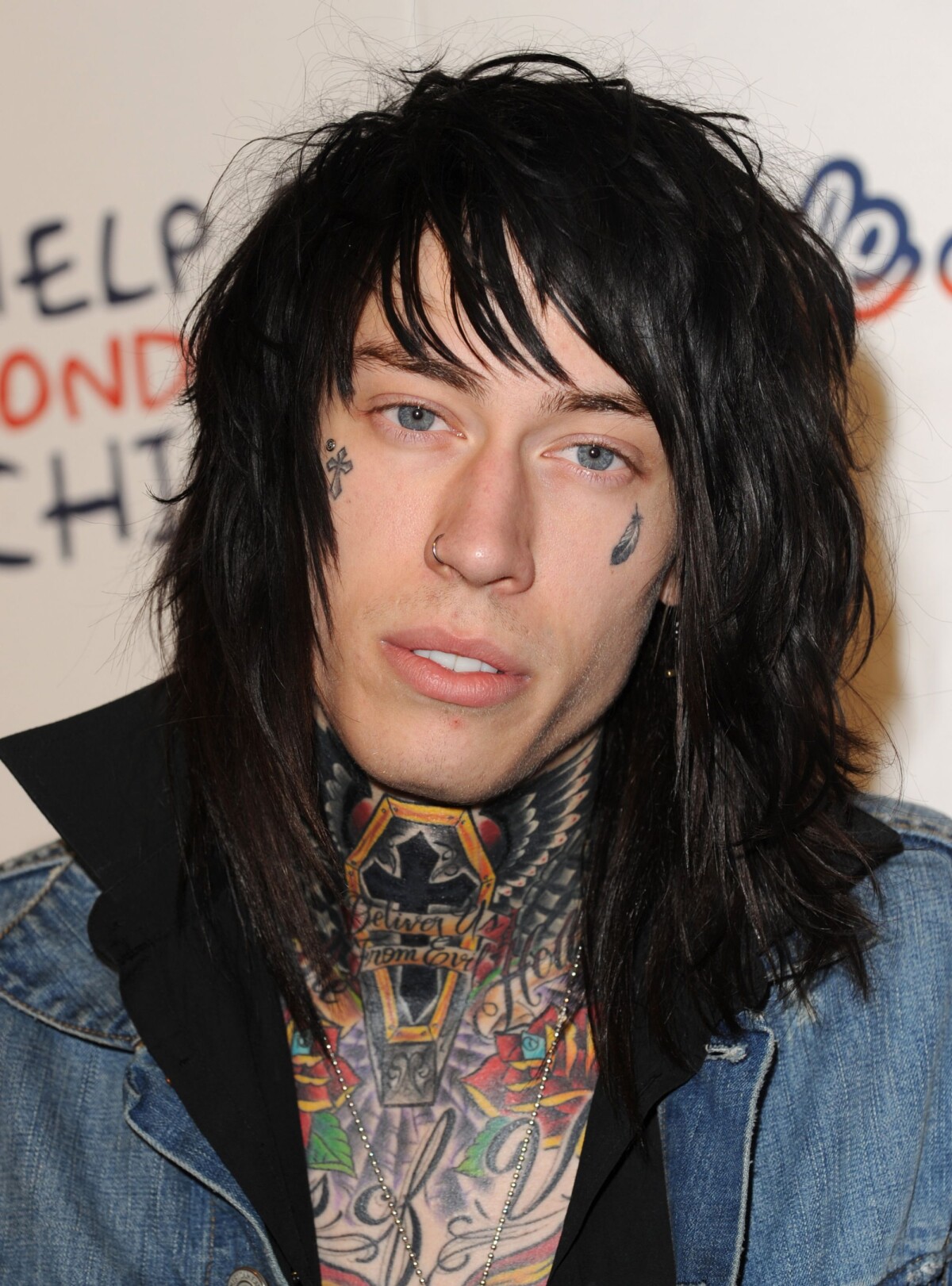 Photo : Trace Cyrus du groupe Metro Station lors de la conférence de ...