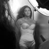 Caitlyn Jenner, photographiée par Annie Leibovitz dans les coulisses de son shooting pour Vanity Fair.