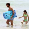 Andrea Pirlo et sa fille Angela à Miami le 25 juin 2015