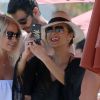 Nicole Scherzinger, sexy et déchaînée à la veille de son anniversaire, profite d'un après-midi ensoleillé sur l'île de Mykonos. Le 28 juin 2015.