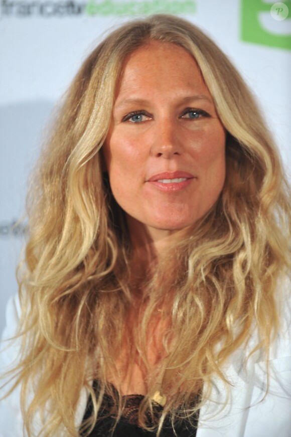 Agathe Lecaron - Conférence de presse de rentrée de France Télévisions au Palais de Tokyo à Paris, le 26 août 2014 