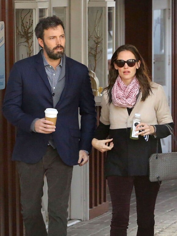 Ben Affleck et Jennifer Garner au Brentwood Country Mart, le 7 février 2013.