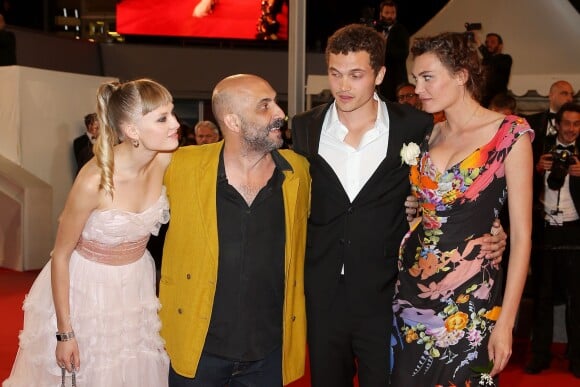 Klara Kristin, Gaspar Noé, Karl Glusman, Aomi Muyock - Montée des marches du film "Love" lors du 68 ème Festival International du Film de Cannes, à Cannes le 20 mai 2015.  Red carpet for the movie "Love" during the 68 th Cannes Film festival - Cannes on May 20, 2015.20/05/2015 - Cannes