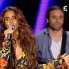 La popstar Shy'm en mode combinaison cannabis pour la Fête de la musique 2015, le 20 juin sur France 2.