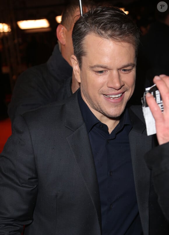 Matt Damon à Paris le 12 Février 2014.