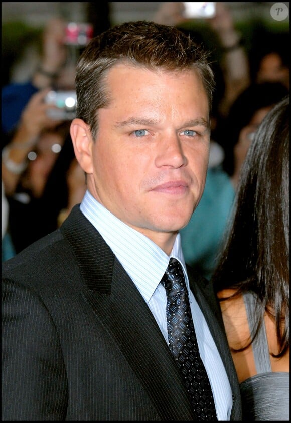 Matt Damon à Londres le 15 août 2007.