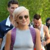Avant de faire escale à Glastonbury, Lily Allen est apparue à Finsbury Park (Londres), le vendredi 3 juillet 2015.