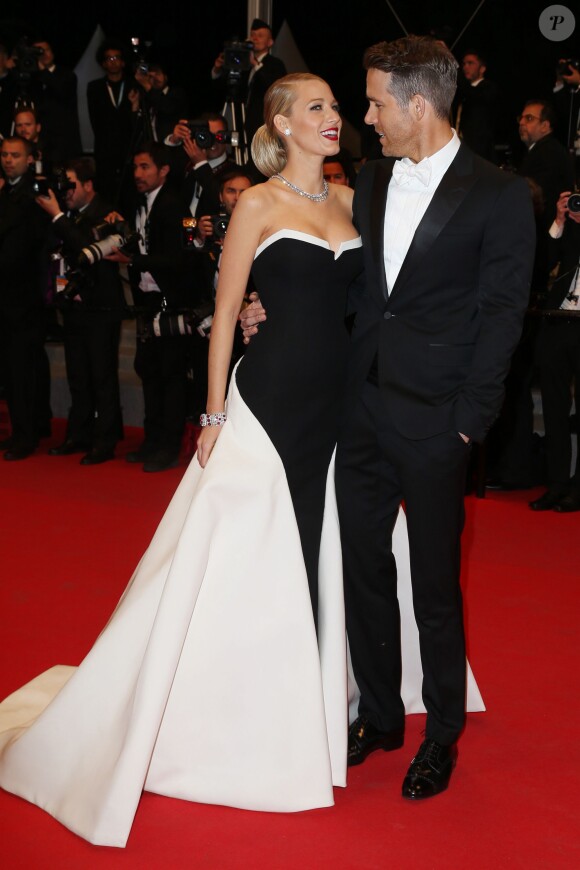 Blake Lively et son mari Ryan Reynolds en mai 2014.