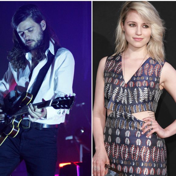 Winston Marshall, guitariste et chanteur du groupe Mumford & Sons, serait en couple avec l'actrice Dianna Agron, ici à Paris le 6 juillet 2015, veille du concert de Mumford à L'Olympia.