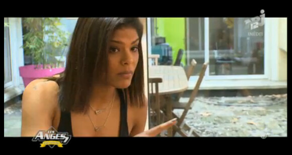 Ornella, candidate de Qui est la taupe ? sur M6, lors de son casting pour les Anges 7. Elle s'est embrouillée avec Somayeh !