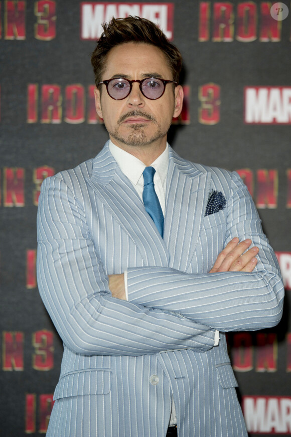 Robert Downey Jr à Londres, le 17 avril 2013.