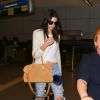 Kendall Jenner arrive à l'aéroport LAX à Los Angeles, en provenance de Paris. Le 7 juillet 2015.