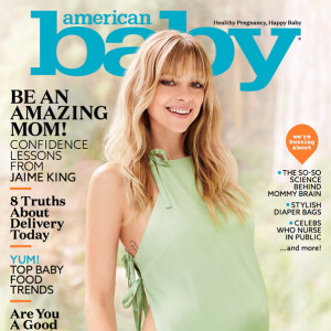 Jaime King, enceinte, en couverture d'American Baby, numéro d'août 2015