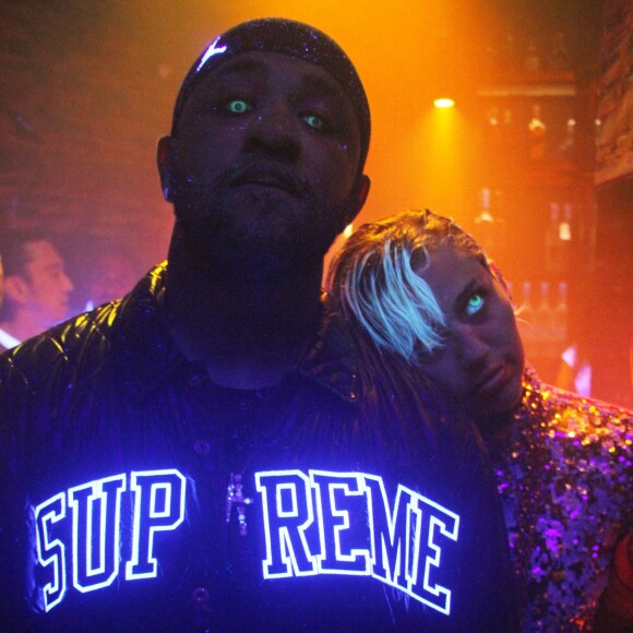 Just released, shot on June 30, 2015 : Miley Cyrus, Mike Will Made It, John Wall, French Montana, Future & Young Swae attend the Drinks On Us video shoot at Sound Nightclub in Hollywood, Los Angeles, CA, USA. Photo by GSI/ABACAPRESS.COM08/07/2015 - Los Angeles