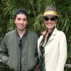 Cristina Cordula et son fils Enzo - Jour 11 - People dans le village lors du tournoi de tennis de Roland Garros à Paris le 3 juin 2015.