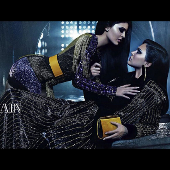Kendall et Kylie Jenner pour la campagne Balmain
