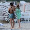 Radamel Falcao a passé la journée du 17 juillet 2015 sur une plage de Miami avec son épouse Lorelei et ses filles Dominique et Desirée