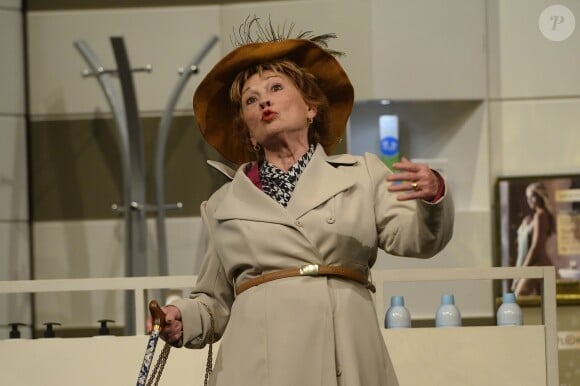 La comédienne Marion Game - Filage de la pièce "Tous des Malades" au Palais des Glaces à Paris. Le 9 juin 2015.