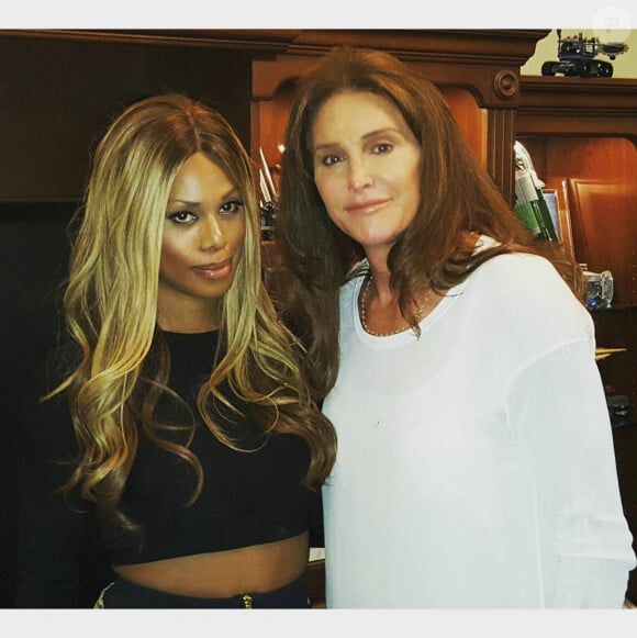 Laverne Cox et Caitlyn Jenner se sont enfin recontrées. Los Angeles, juillet 2015.