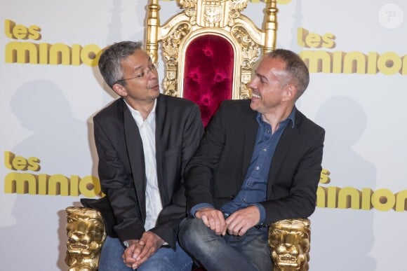Pierre Coffin et Kyle Balda - Avant première du film "Les Minions" au Grand Rex à Paris le 23 juin 2015.