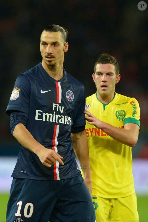 Zlatan Ibrahimovic et Jordan Veretout à Paris, le 6 décembre 2014. 