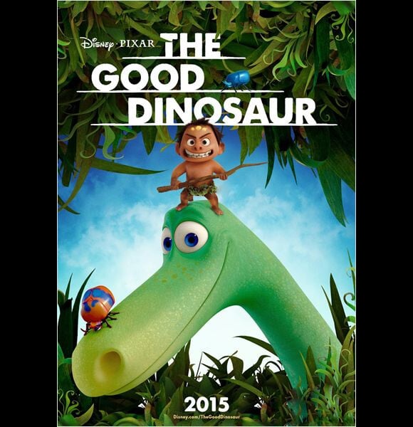 Affiche US du film d'animation Le Voyage d'Arlo (The Good Dinosaur)