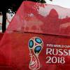 La Russie se prépare pour la coupe du monde de la FIFA 2018 à Saint Petersbourg le 22 juillet 2015.