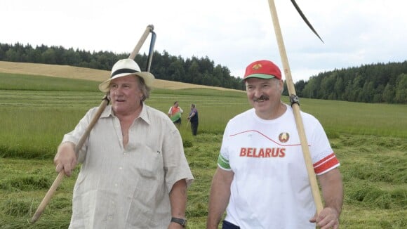 Gérard Depardieu invité du président biélorusse.