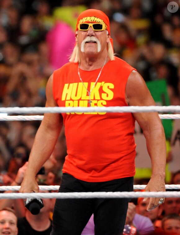 Le catcheur Hulk Hogan à la Nouvelle-Orléans en avril 2014. 