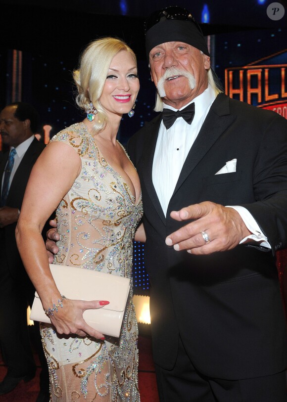 Hulk Hogan et Jennifer Hogan à San Jose, le 28 mars 2015. 