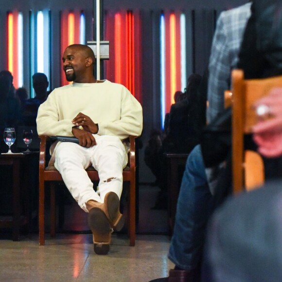 Kanye West au LACMA, à Los Angeles, le 24 juillet 2015