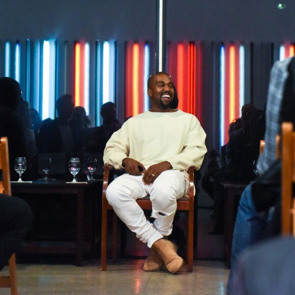 Kanye West au LACMA, à Los Angeles, le 24 juillet 2015