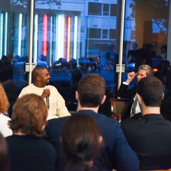 Steve Mcqueen, Kanye West, Michael Govan au LACMA, à Los Angeles, le 24 juillet 2015