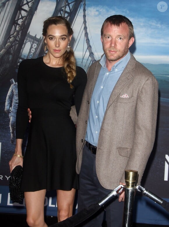 Guy Ritchie, Jacqui Ainsley à Hollywood, le 10 avril 2013.