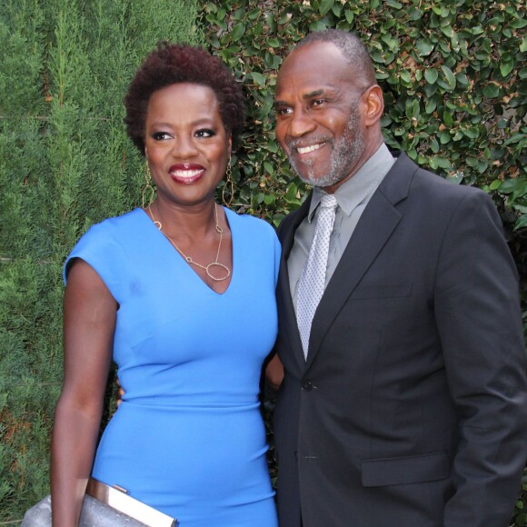Viola Davis et son mari Julius Tennon - Arrivée des people au brunch annuel de la fondation "The Rape" à Beverly Hills, le 28 septembre 2014. 