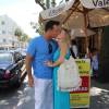 Joanna Krupa et son mari Romain Zago à Beverly Hills, le 29 avril 2015.