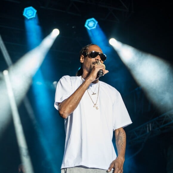 Le rappeur Snoop Dogg en concert à Stuttgart, en Allemagne, le 21 juillet 2015.