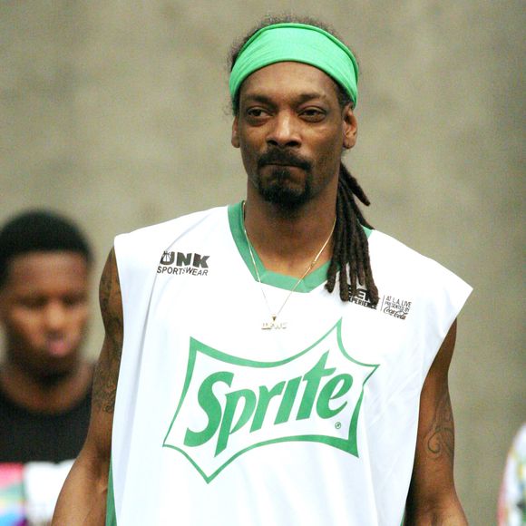 Snoop Dogg, lors d'un match de basket à Los Angeles le 27 juin 2015.