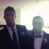 Cristiano Ronaldo au mariage de son grand ami Jorge Mendes à Porto le 2 août 2015. 