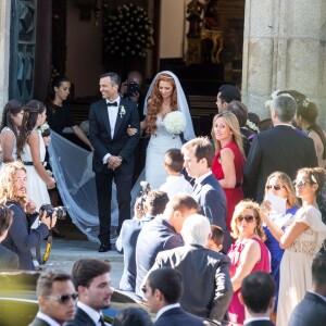 Mariage de Jorge Mendes, agent de Cristiano Ronaldo, à Porto le 2 août 2015. 