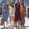 Exclusif - Odette Annable fête sa « Baby shower » entre amies au restaurant «Pearl's Sunset Strip» à West Hollywood. L'actrice attend son premier enfant avec son mari Dave Annable. Le 1er aout 2015  