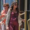 Exclusif - Odette Annable fête sa « Baby shower » entre amies au restaurant «Pearl's Sunset Strip» à West Hollywood. L'actrice attend son premier enfant avec son mari Dave Annable. Le 1er aout 2015  