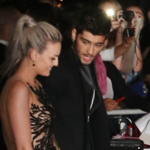 Perrie Edwards, Zayn Malik - People arrivant a l'after party du film "One Direction : This Is Us" a Londres, le 20 out 2013.  