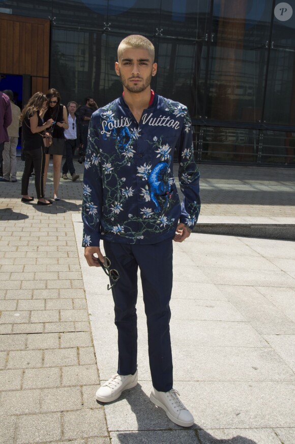 Zayn Malik - Arrivées au défilé de mode hommes Louis Vuitton collection prêt-à-porter Printemps-Eté 2016 à la Serre du Parc André Citroën à Paris, le 25 juin 2015 