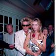  Kimberly Conrad et Rod Stewart &agrave; la soir&eacute;e Ivor Norvello Awards &agrave; Londres le 28 mai 1999 