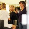  Kimberly Conrad Hefner &agrave; la sortie d'un salon de coiffure &agrave; Beverly Hills, le 14 septembre 2011 
