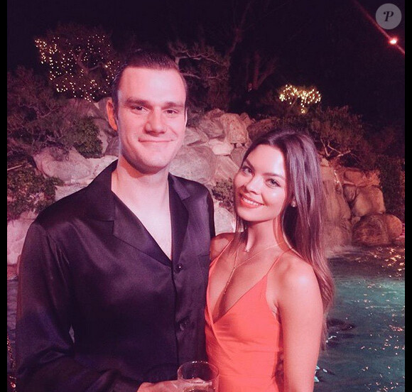 Cooper Hefner et sa fiancée Scarlett Byrne / aout 2015