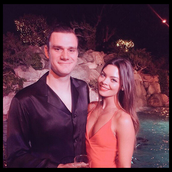 Cooper Hefner et sa fiancée Scarlett Byrne / aout 2015